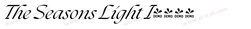 The Seasons Light I字体转换